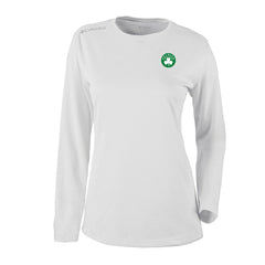 Boston Celtics Women's Omni-Wick Shotgun Pullover Top White