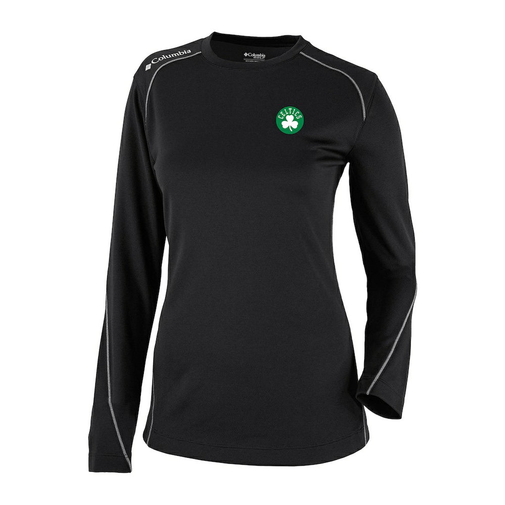Boston Celtics Women's Omni-Wick Shotgun Pullover Top Black