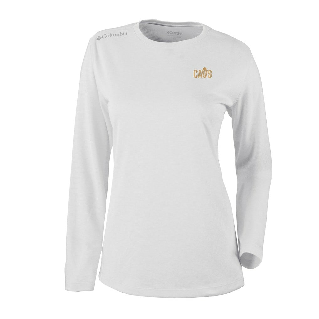 Cleveland Cavaliers Women's Omni-Wick Shotgun Pullover Top White