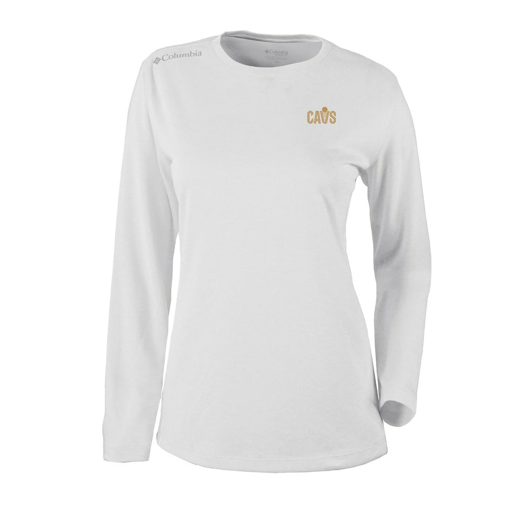 Cleveland Cavaliers Women's Omni-Wick Shotgun Pullover Top White