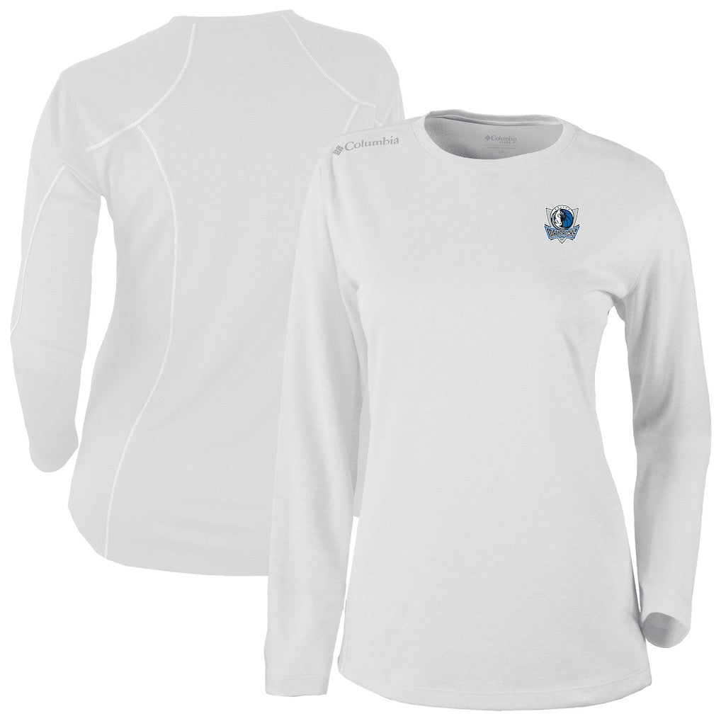 Dallas Mavericks Women's Omni-Wick Shotgun Pullover Top White