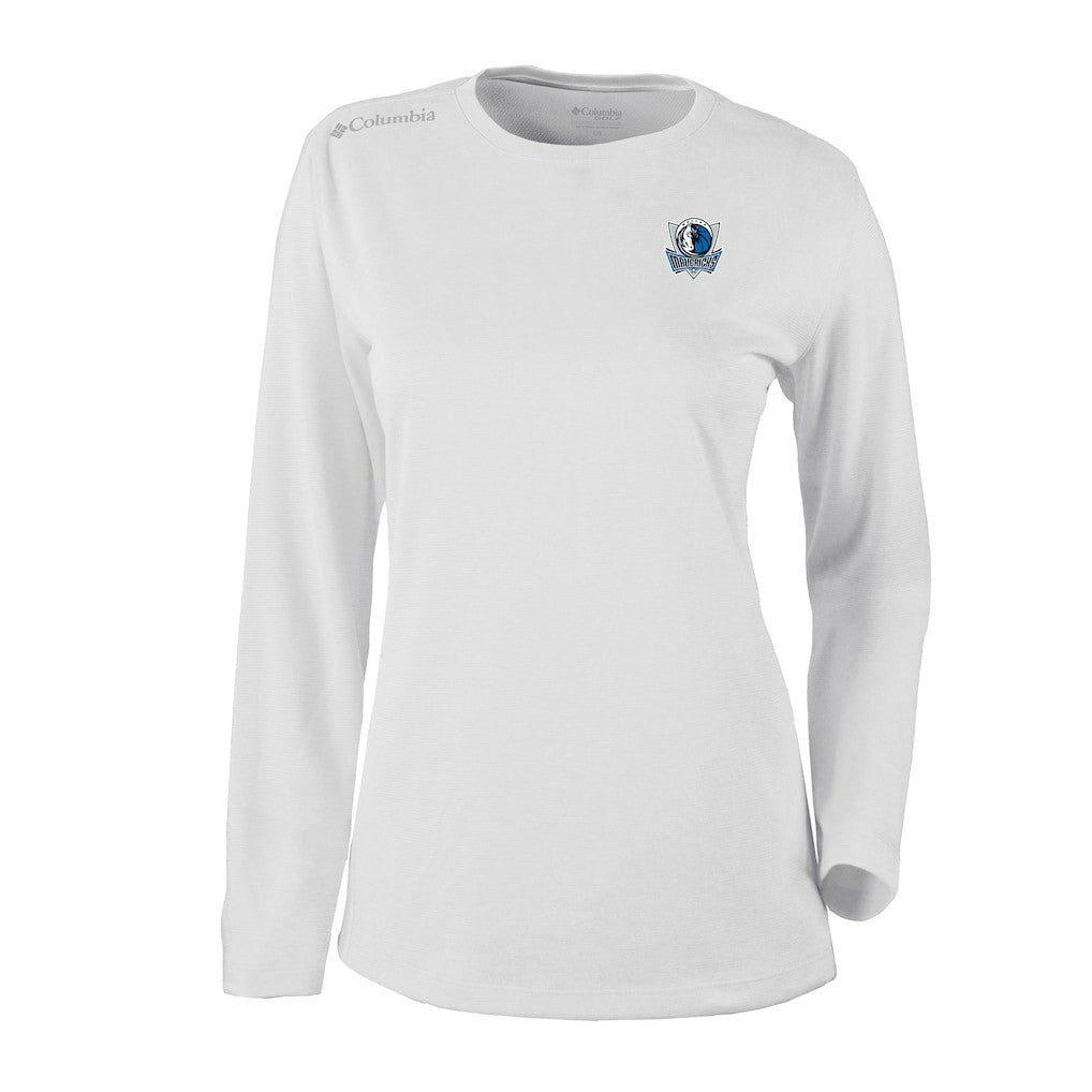 Dallas Mavericks Women's Omni-Wick Shotgun Pullover Top White