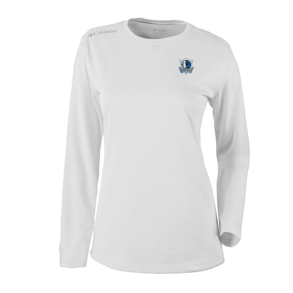 Dallas Mavericks Women's Omni-Wick Shotgun Pullover Top White