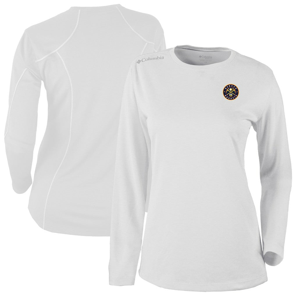 Denver Nuggets Women's Omni-Wick Shotgun Pullover Top White