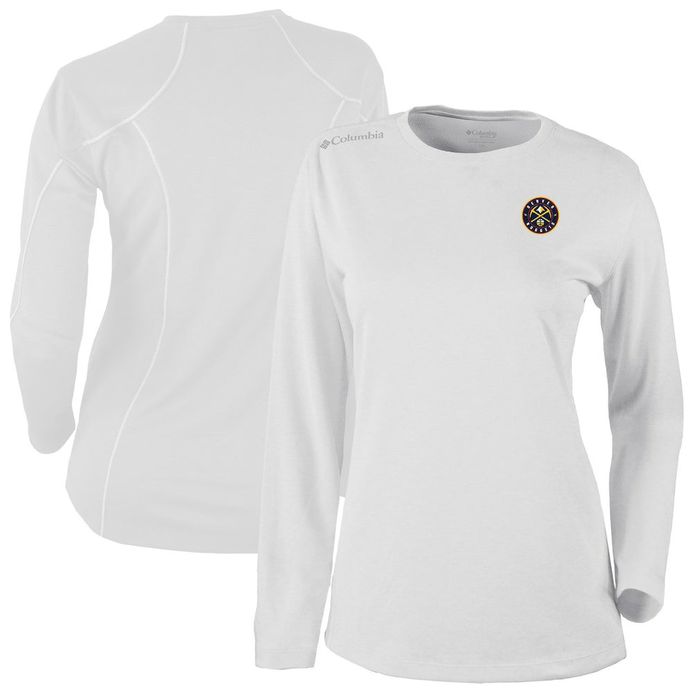 Denver Nuggets Women's Omni-Wick Shotgun Pullover Top White