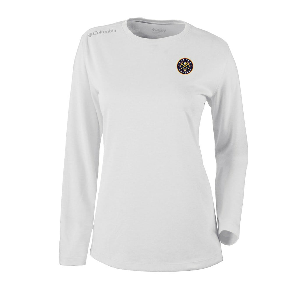 Denver Nuggets Women's Omni-Wick Shotgun Pullover Top White