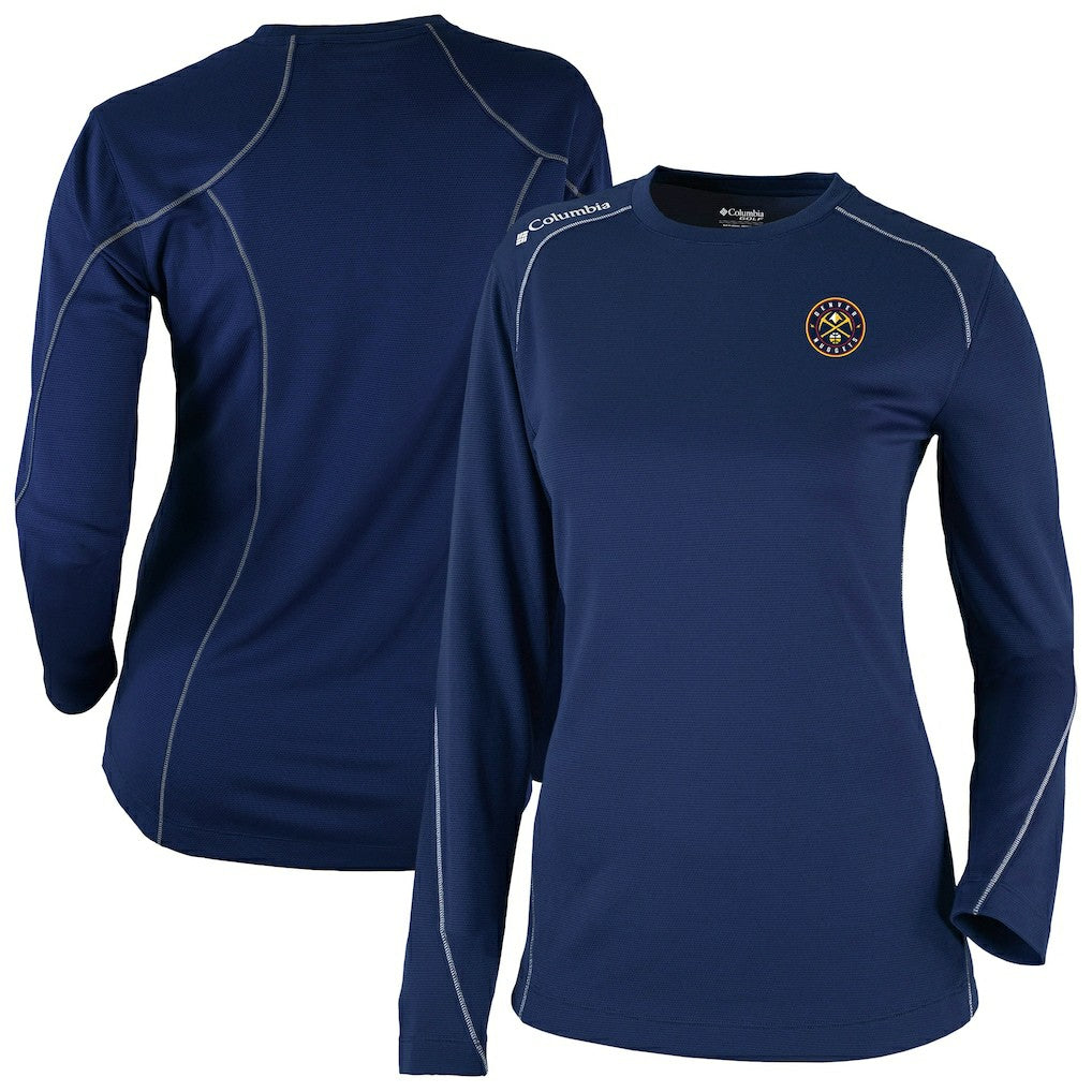 Denver Nuggets Women's Omni-Wick Shotgun Pullover Top Navy