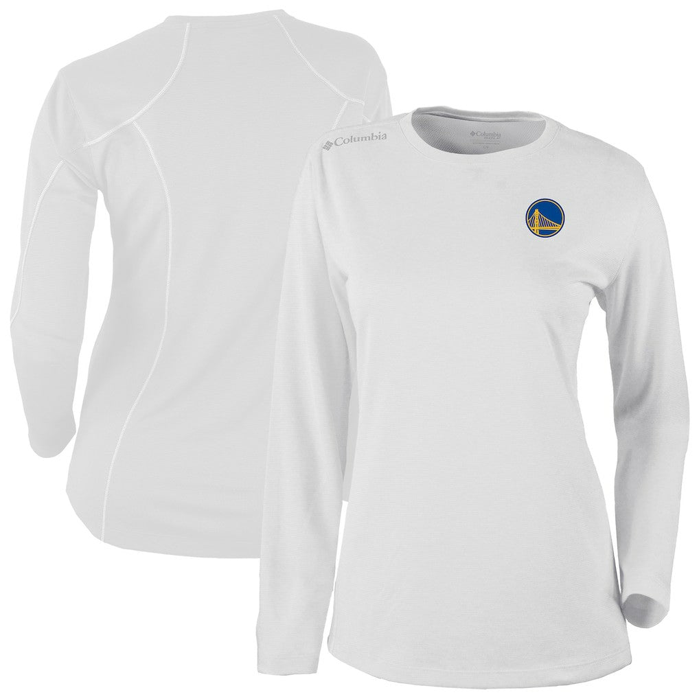 Golden State Warriors Women's Omni-Wick Shotgun Pullover Top White