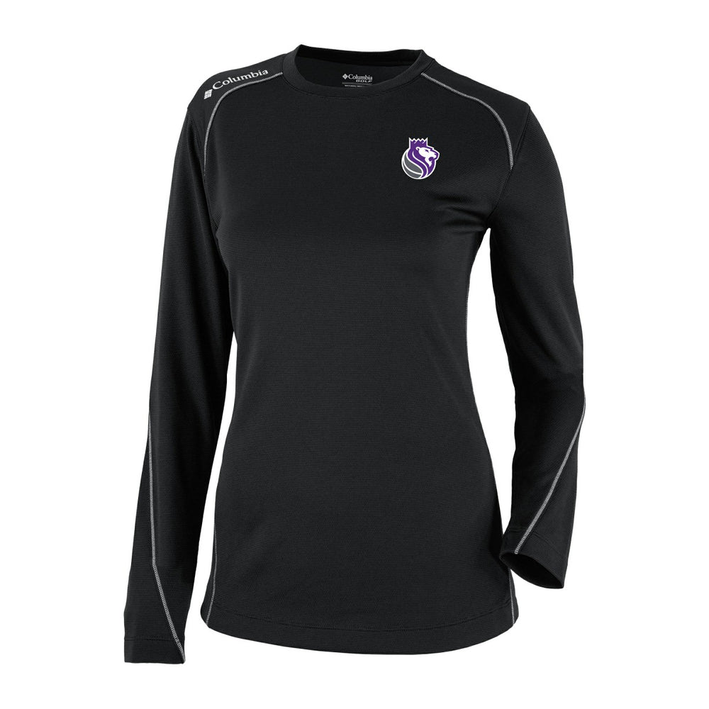 Sacramento Kings Women's Omni-Wick Shotgun Pullover Top Black