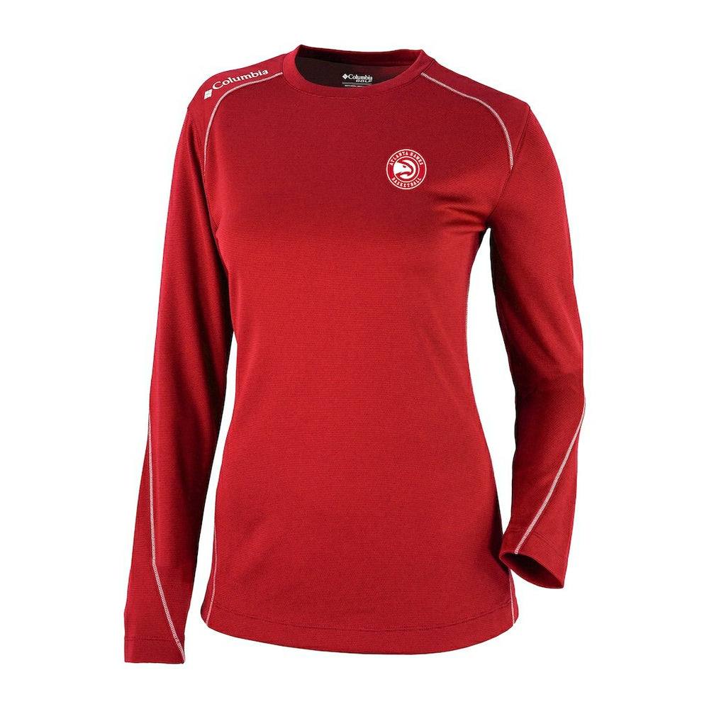 Atlanta Hawks Women's Omni-Wick Shotgun Pullover Top Red