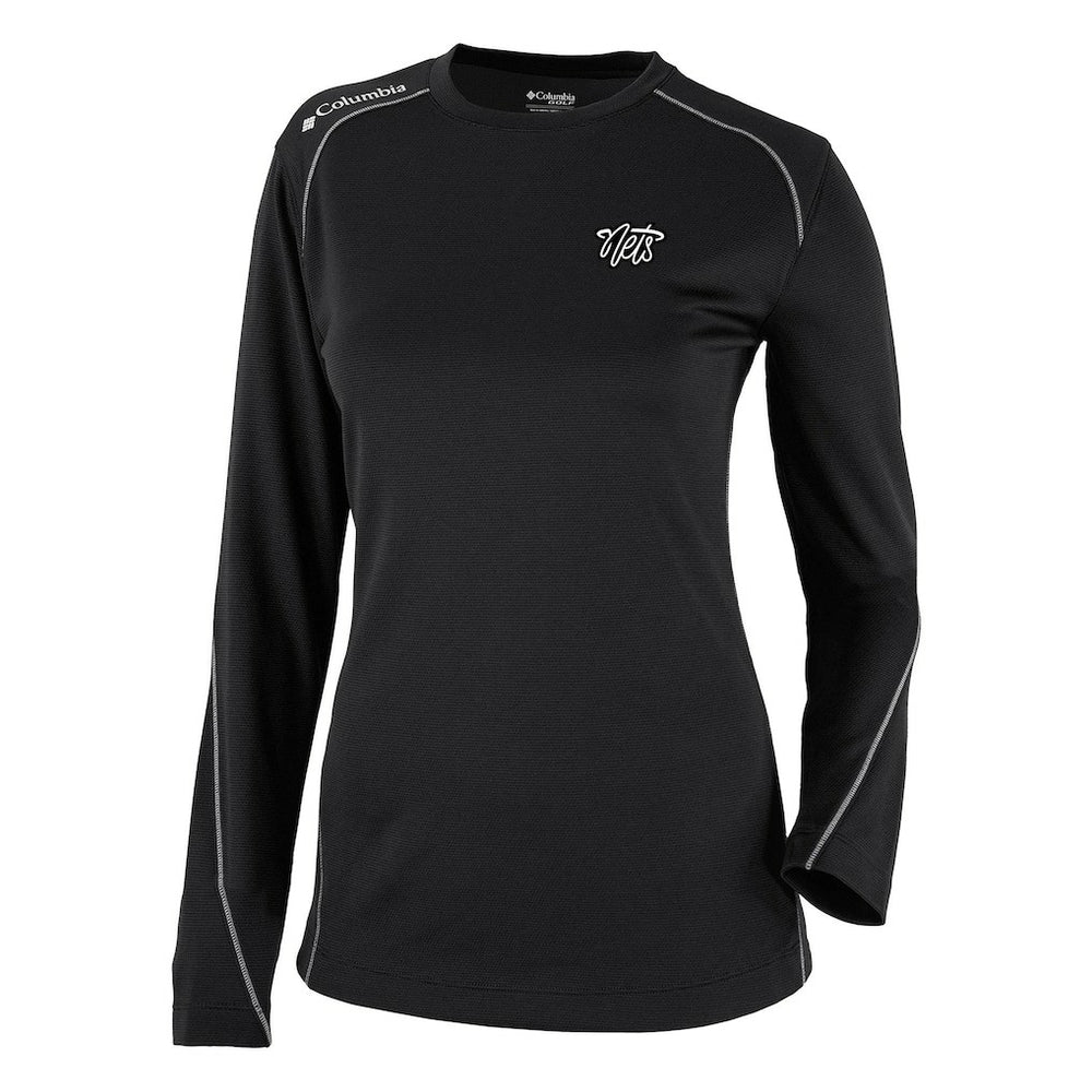 Brooklyn Nets Women's Omni-Wick Shotgun Pullover Top Black