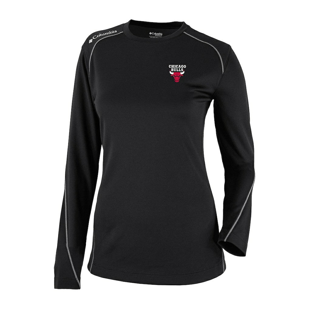 Chicago Bulls Women's Omni-Wick Shotgun Pullover Top Black