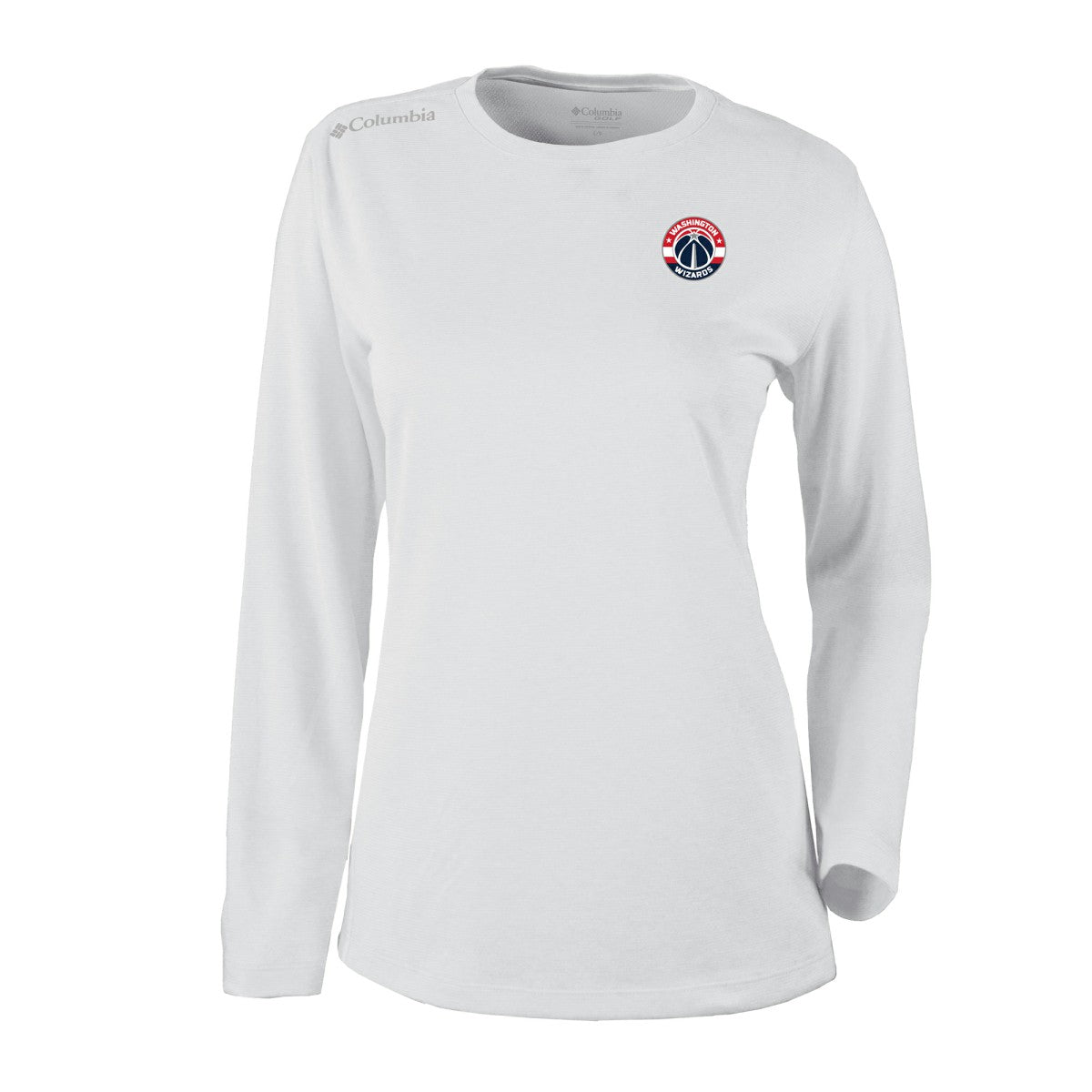 Washington Wizards Women's Omni-Wick Shotgun Pullover Top White