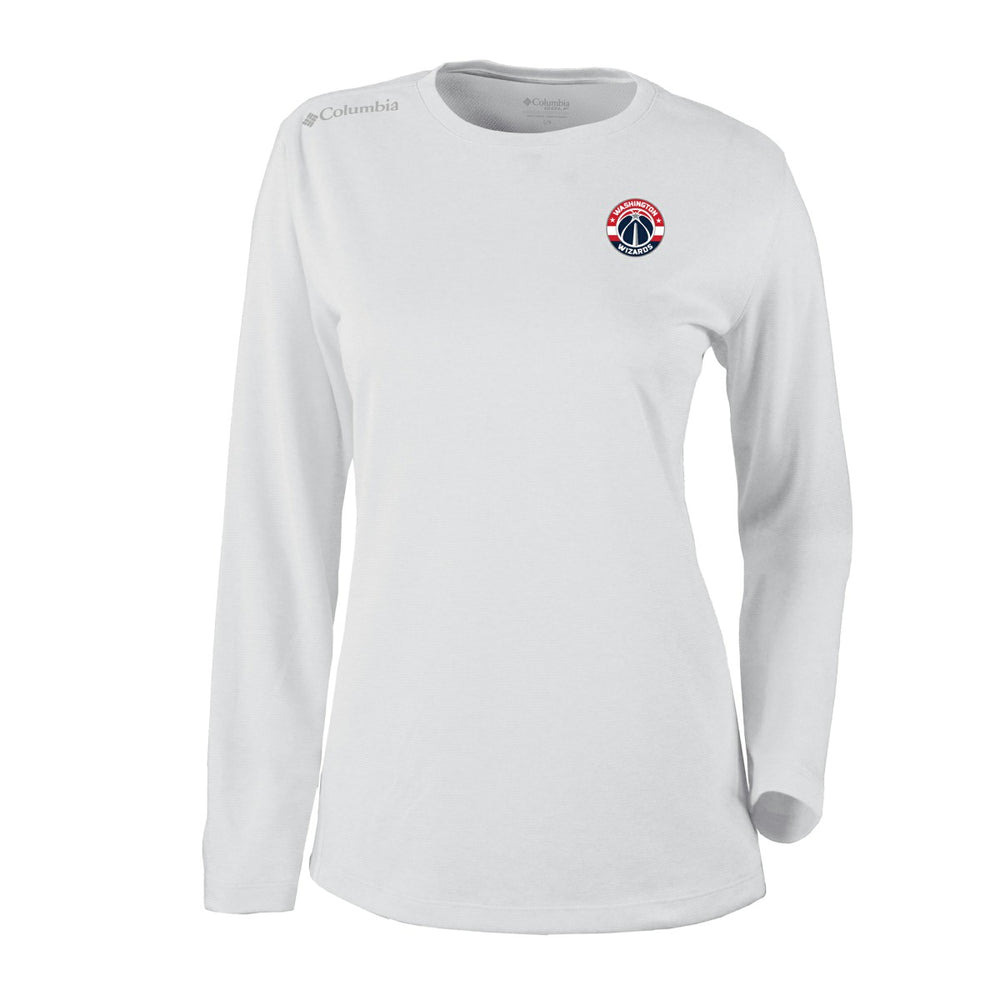 Washington Wizards Women's Omni-Wick Shotgun Pullover Top White