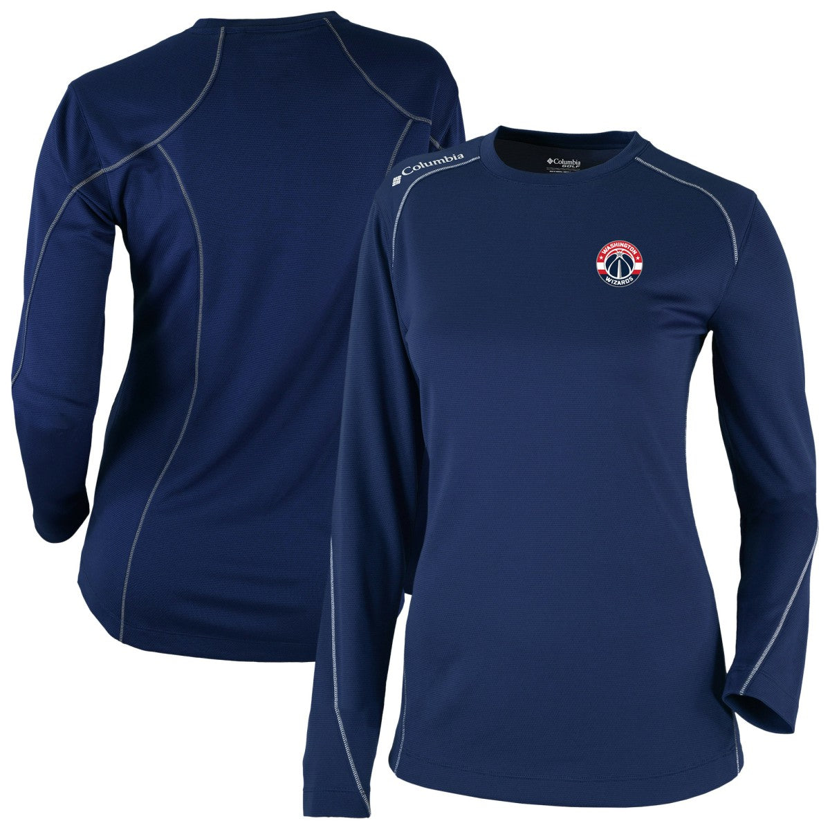 Washington Wizards Women's Omni-Wick Shotgun Pullover Top Navy