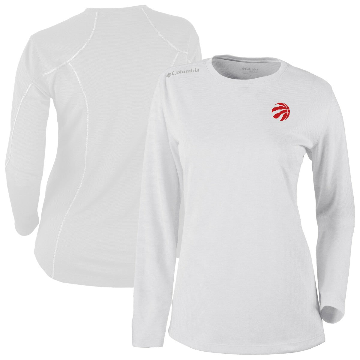 Toronto Raptors Women's Omni-Wick Shotgun Pullover Top White
