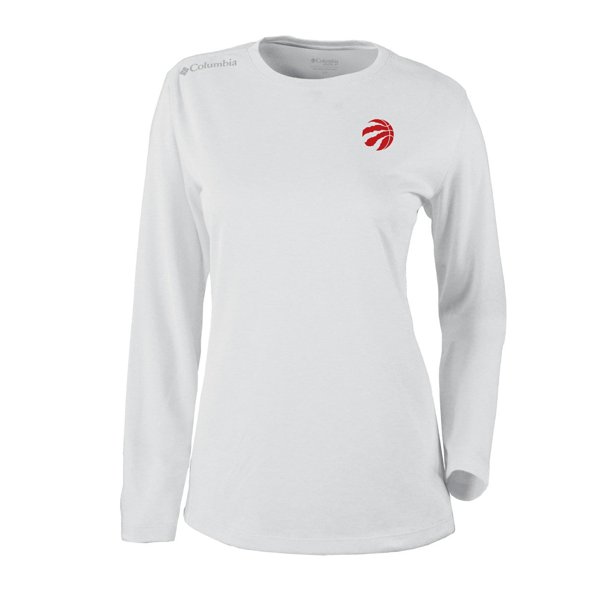 Toronto Raptors Women's Omni-Wick Shotgun Pullover Top White