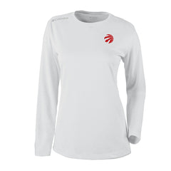 Toronto Raptors Women's Omni-Wick Shotgun Pullover Top White