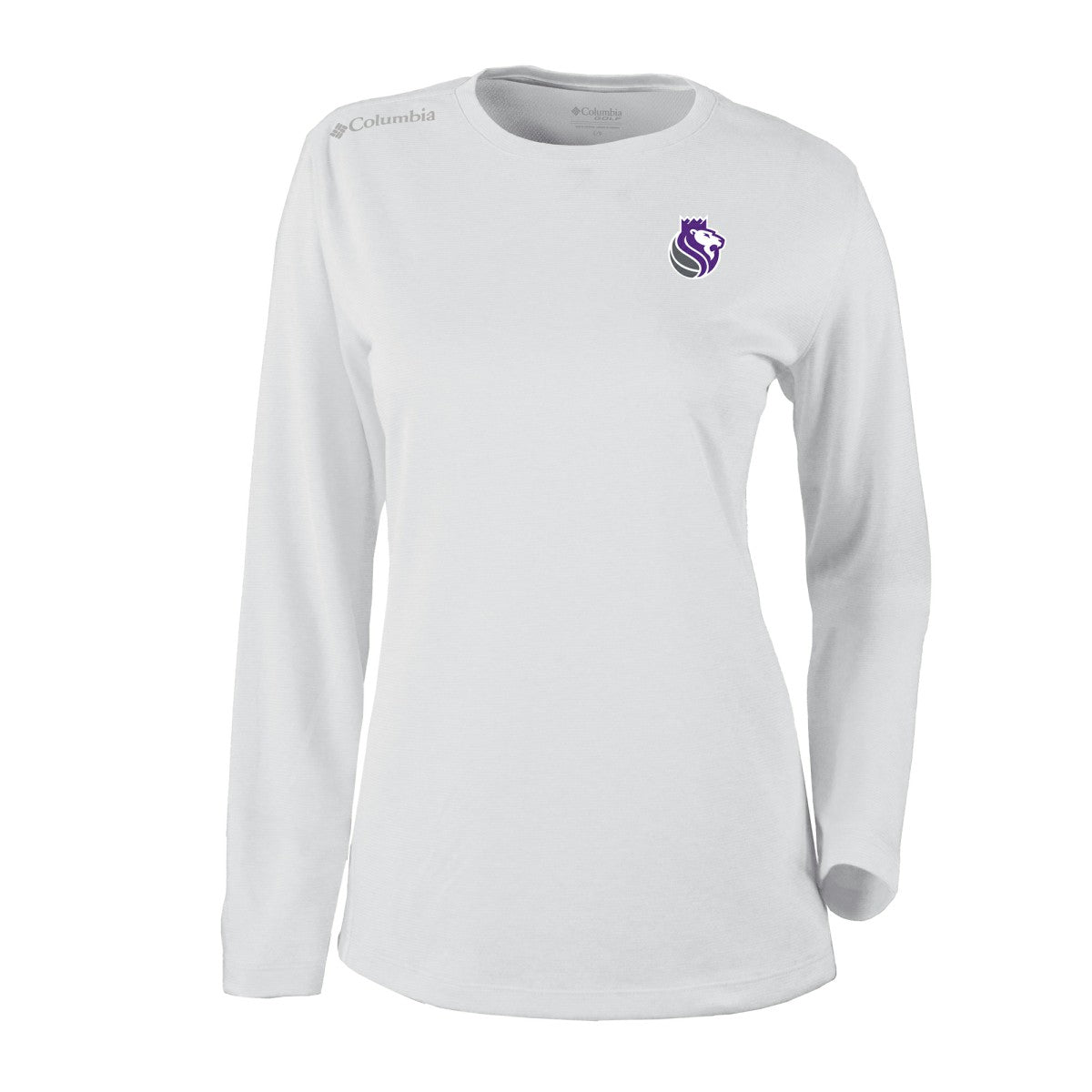 Sacramento Kings Women's Omni-Wick Shotgun Pullover Top White