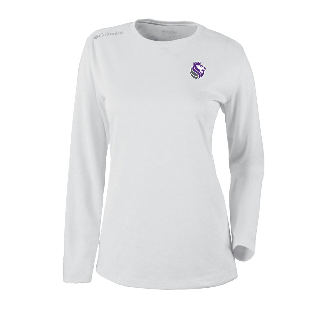 Sacramento Kings Women's Omni-Wick Shotgun Pullover Top White