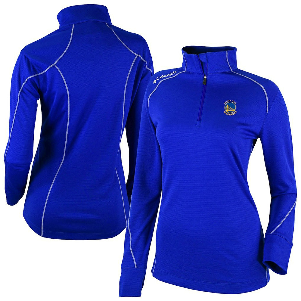 Golden State Warriors Women's Omni-Wick Shotgun 2.0 Quarter-Zip Pullover Top Royal