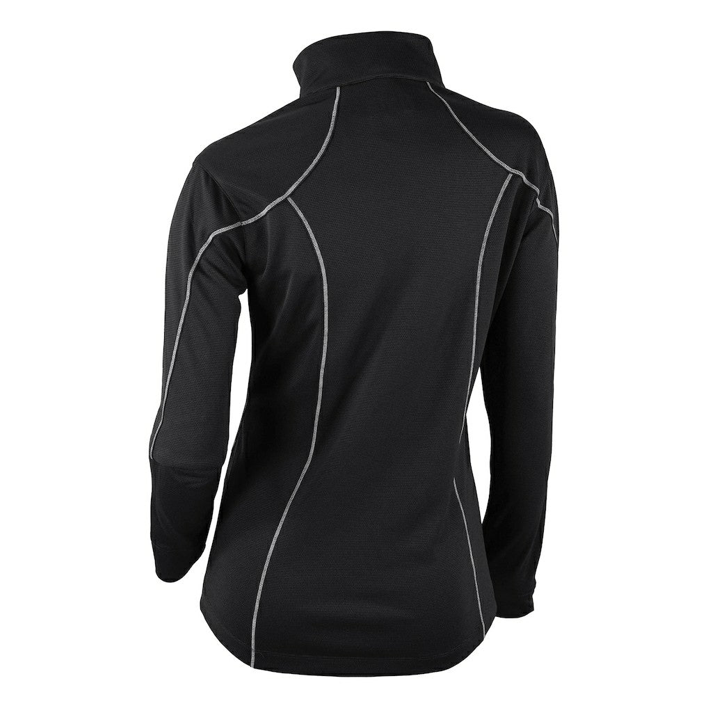 Brooklyn Nets Women's Omni-Wick Shotgun 2.0 Quarter-Zip Pullover Top Black