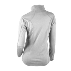 San Antonio Spurs Women's Omni-Wick Shotgun 2.0 Quarter-Zip Pullover Top Heather Gray