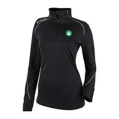 Boston Celtics Women's Omni-Wick Shotgun 2.0 Quarter-Zip Pullover Top Black