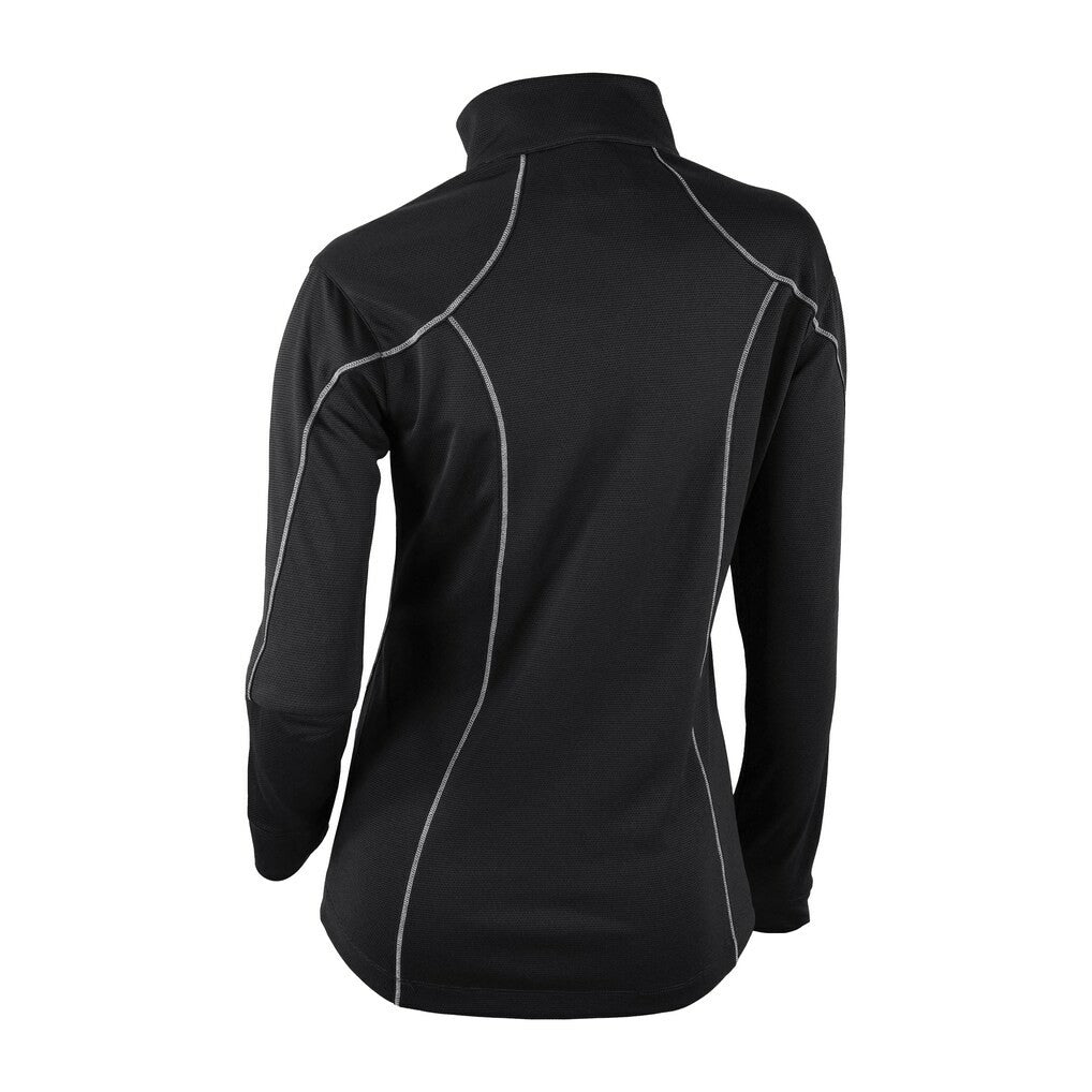 Charlotte Hornets Women's Omni-Wick Shotgun 2.0 Quarter-Zip Pullover Top Black