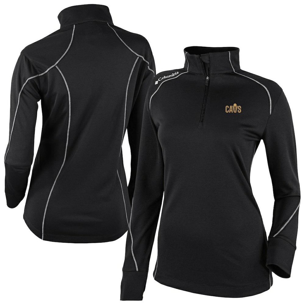 Cleveland Cavaliers Women's Omni-Wick Shotgun 2.0 Quarter-Zip Pullover Top Black