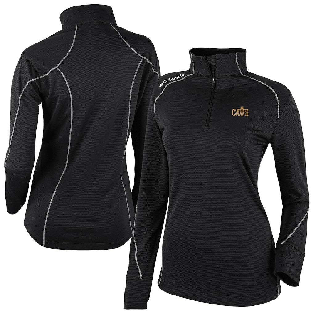 Cleveland Cavaliers Women's Omni-Wick Shotgun 2.0 Quarter-Zip Pullover Top Black