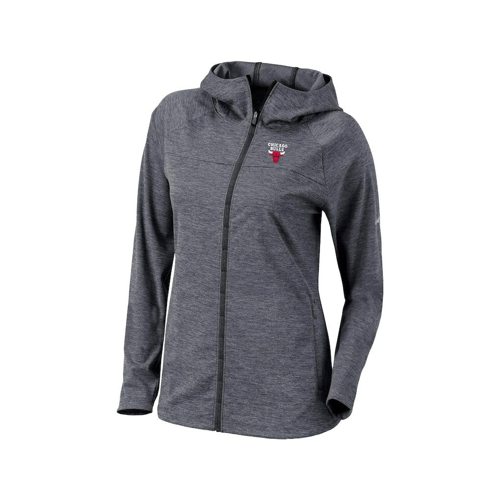 Chicago Bulls Women's Omni-Wick Half Shot Full-Zip Hooded Jacket Black