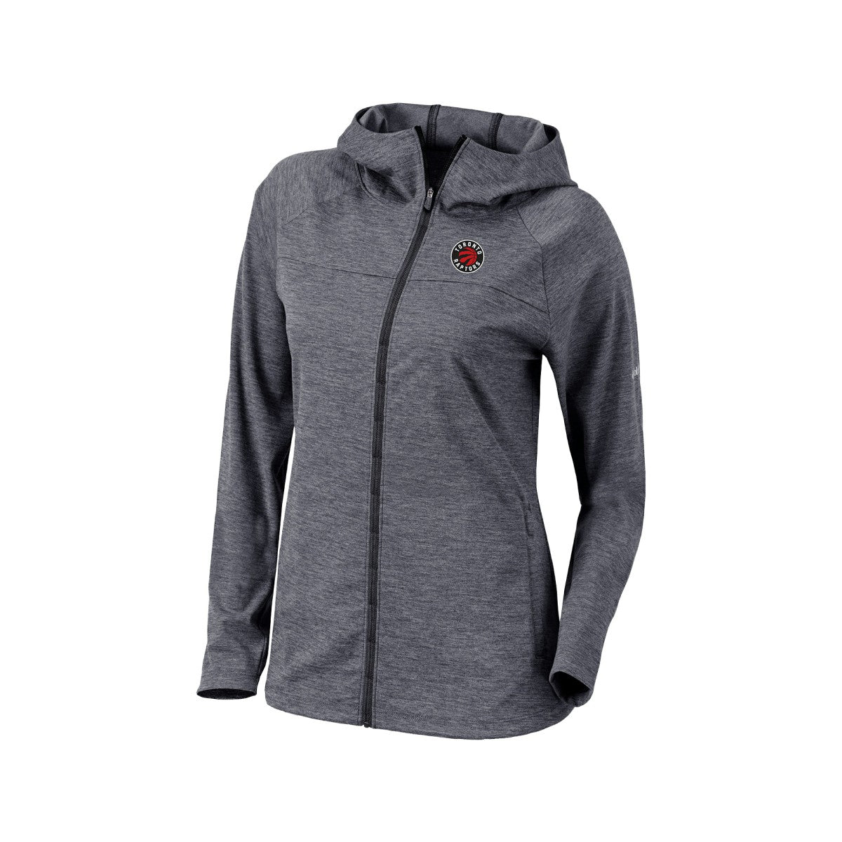 Toronto Raptors Women's Omni-Wick Half Shot Full-Zip Hooded Jacket Black