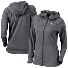 Sacramento Kings Women's Omni-Wick Half Shot Full-Zip Hooded Jacket Black