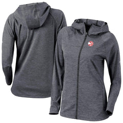 Atlanta Hawks Women's Omni-Wick Half Shot Full-Zip Hooded Jacket Black