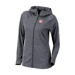 Atlanta Hawks Women's Omni-Wick Half Shot Full-Zip Hooded Jacket Black