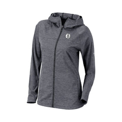 Brooklyn Nets Women's Omni-Wick Half Shot Full-Zip Hooded Jacket Black