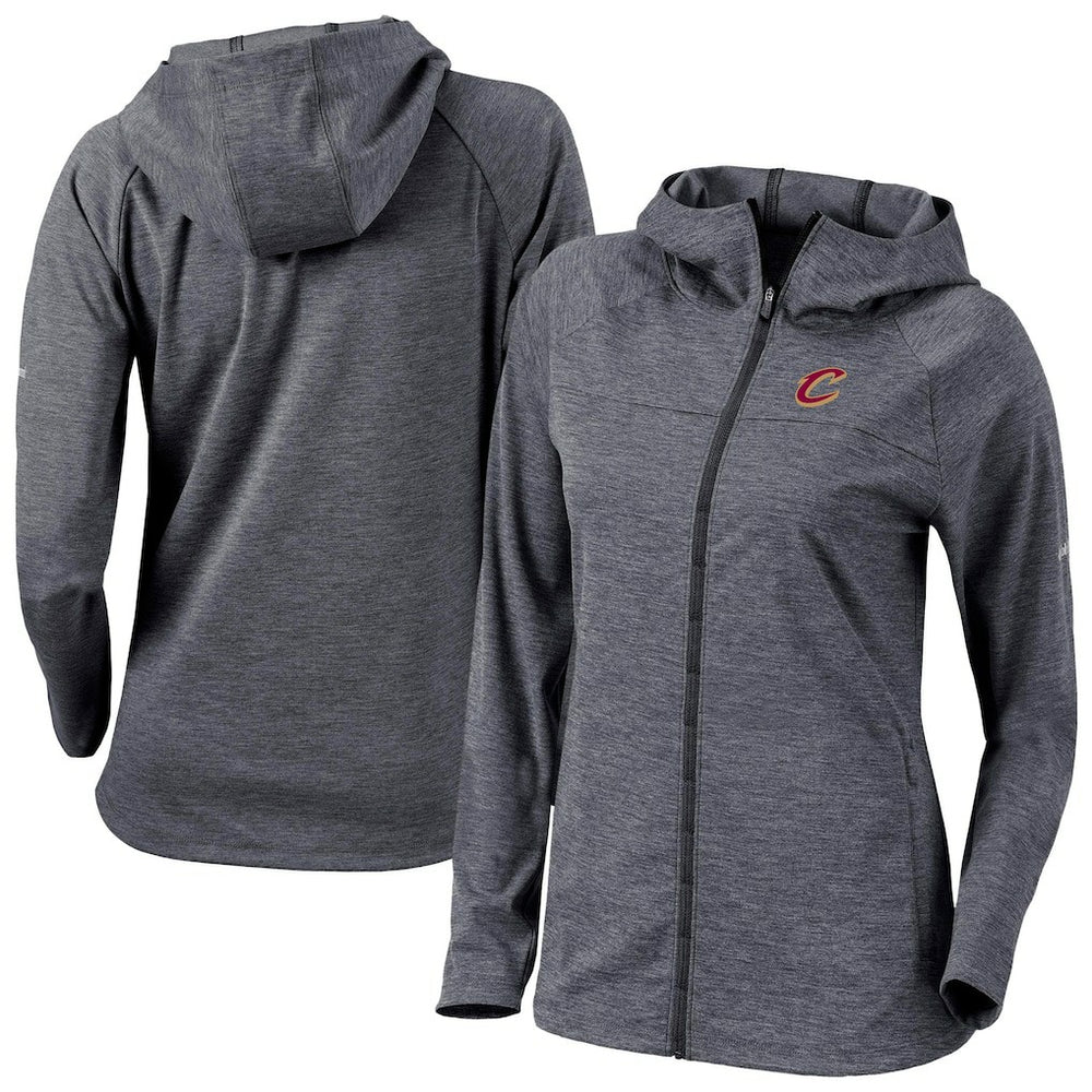 Cleveland Cavaliers Women's Omni-Wick Half Shot Full-Zip Hooded Jacket Black