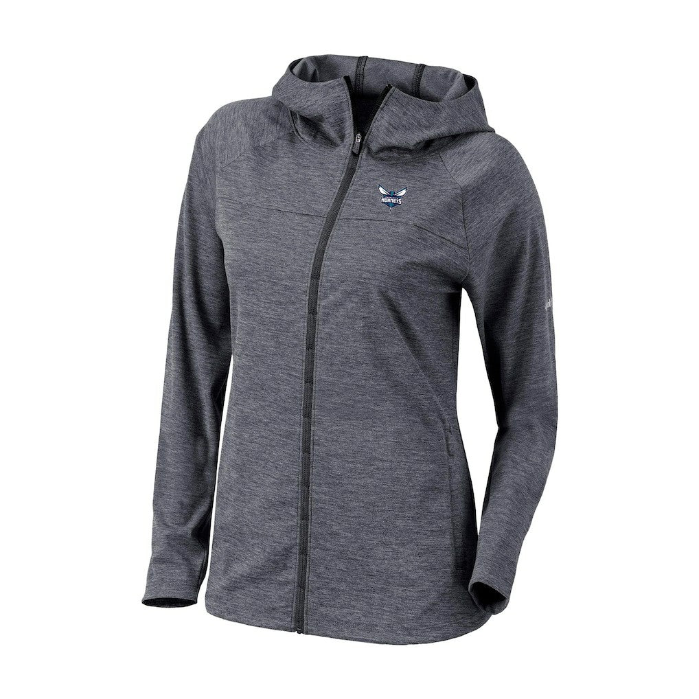 Charlotte Hornets Women's Omni-Wick Half Shot Full-Zip Hooded Jacket Black