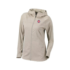 Detroit Pistons Women's Omni-Wick Half Shot Full-Zip Hooded Jacket Tan