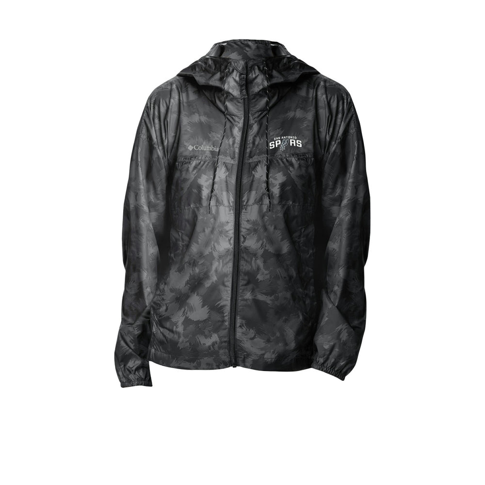 San Antonio Spurs Women's Flash Challenger II Omni-Shade Full-Zip Windbreaker Jacket Black
