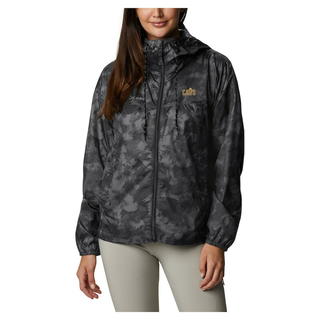 Cleveland Cavaliers Women's Flash Challenger II Omni-Shade Full-Zip Windbreaker Jacket Black