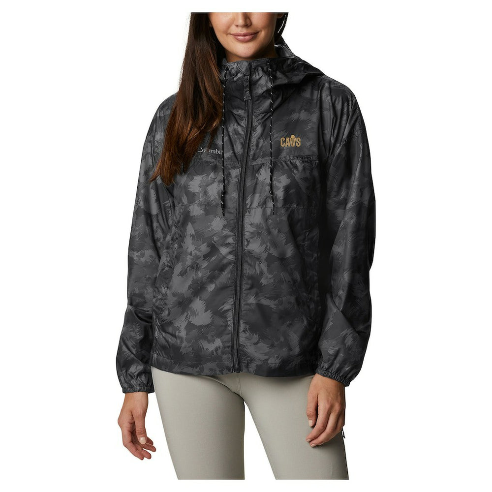 Cleveland Cavaliers Women's Flash Challenger II Omni-Shade Full-Zip Windbreaker Jacket Black