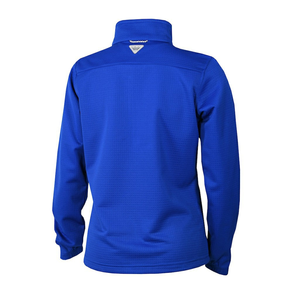 Golden State Warriors Women's Skiff Guide Fleece Pullover Top Royal