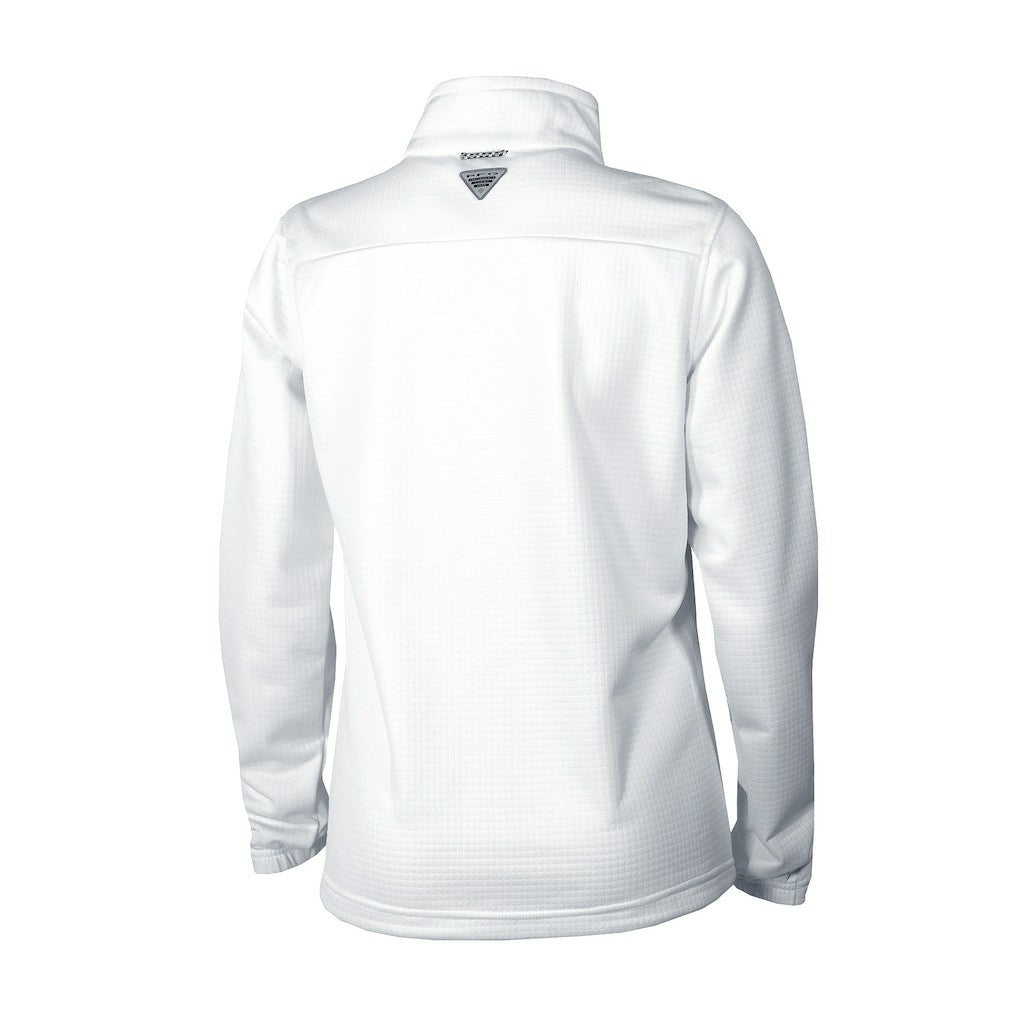 Charlotte Hornets Women's Skiff Guide Fleece Pullover Top White