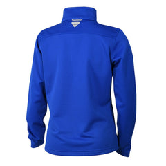Detroit Pistons Women's Skiff Guide Fleece Pullover Top Blue