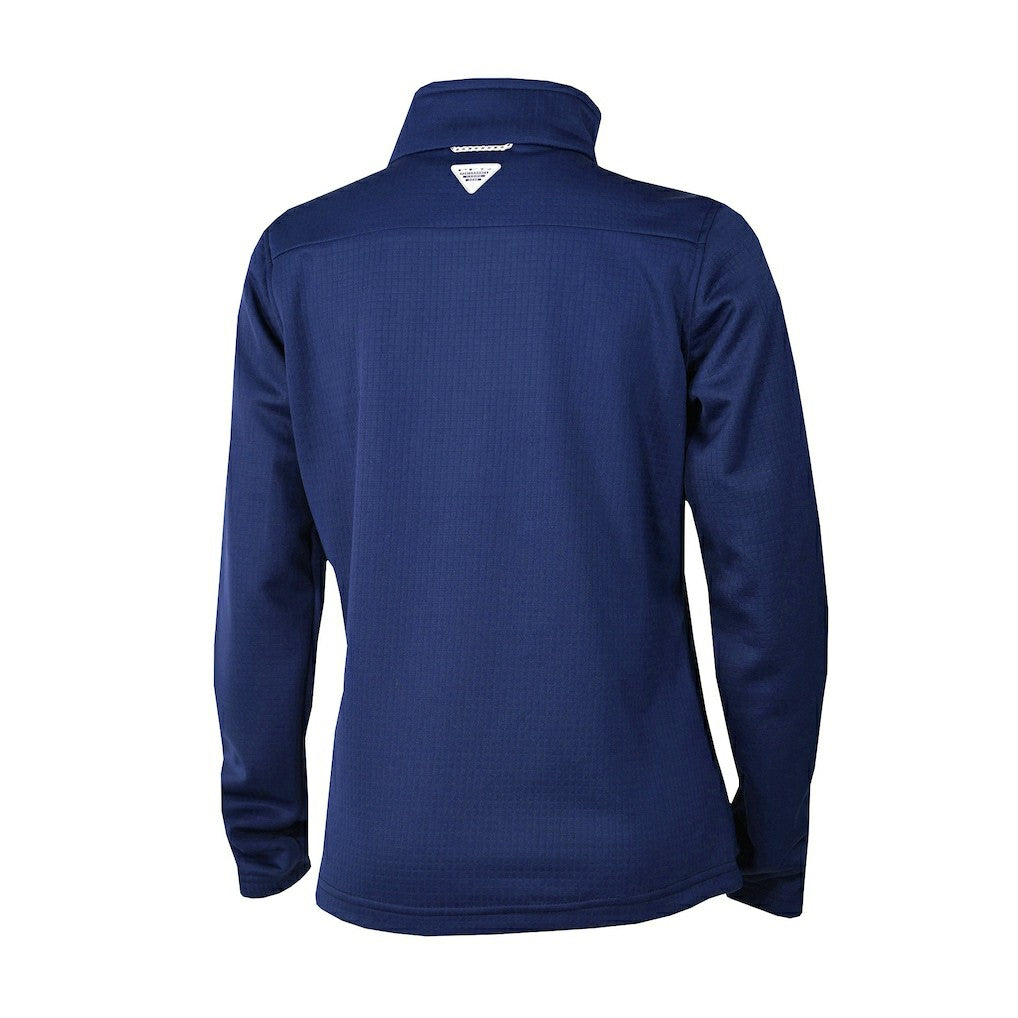 Denver Nuggets Women's Skiff Guide Fleece Pullover Top Navy