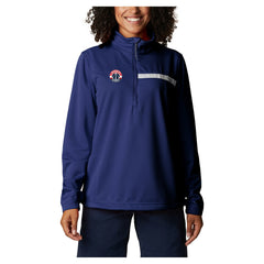 Washington Wizards Women's Skiff Guide Fleece Pullover Top Navy