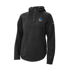 Golden State Warriors Women's Sweater Weather Quarter-Snap Hoodie Black