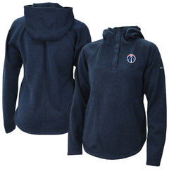 Washington Wizards Women's Sweater Weather Quarter-Snap Hoodie Navy